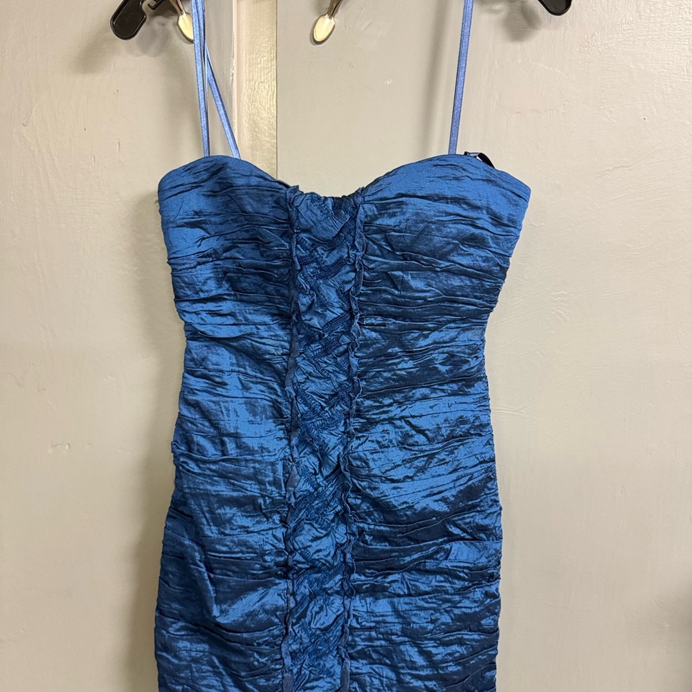 BCBGMaxAzria Vibrant Blue Mini Dress